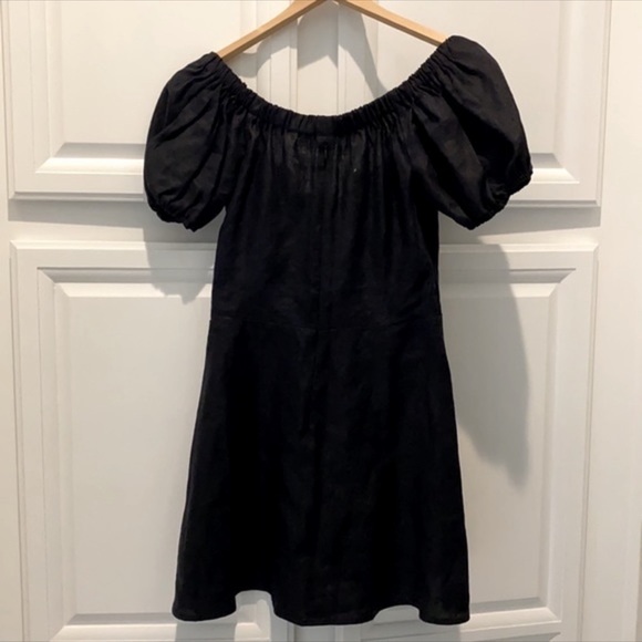 REFORMATION Bowie Off the Shoulder Mini dress Sz XL/12 - Picture 5 of 5